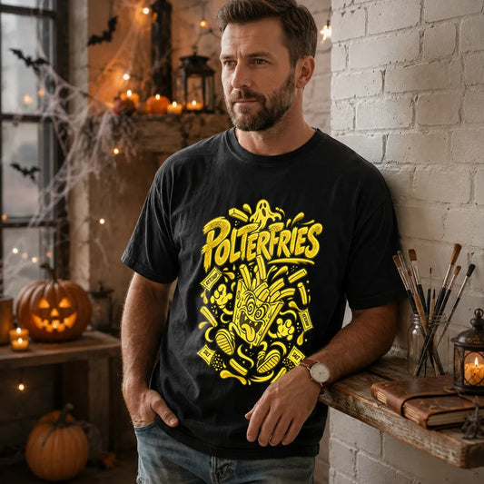 POLTERFRIES Retro Halloween Shirt | Yum Stitch
