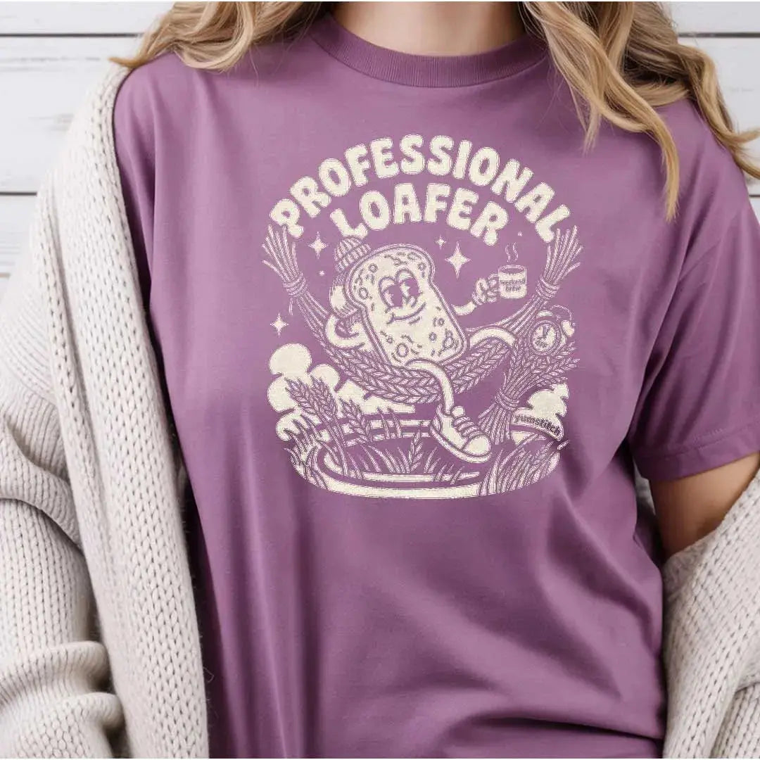 Professional Loafer. Rubber Hose Animation Shirts  Unisex Printify0s Retro Mascot T Shirt, 80s Tshirt Aesthetic, Vintage Style Graphic T Shirts for Guys by Yum Stitch