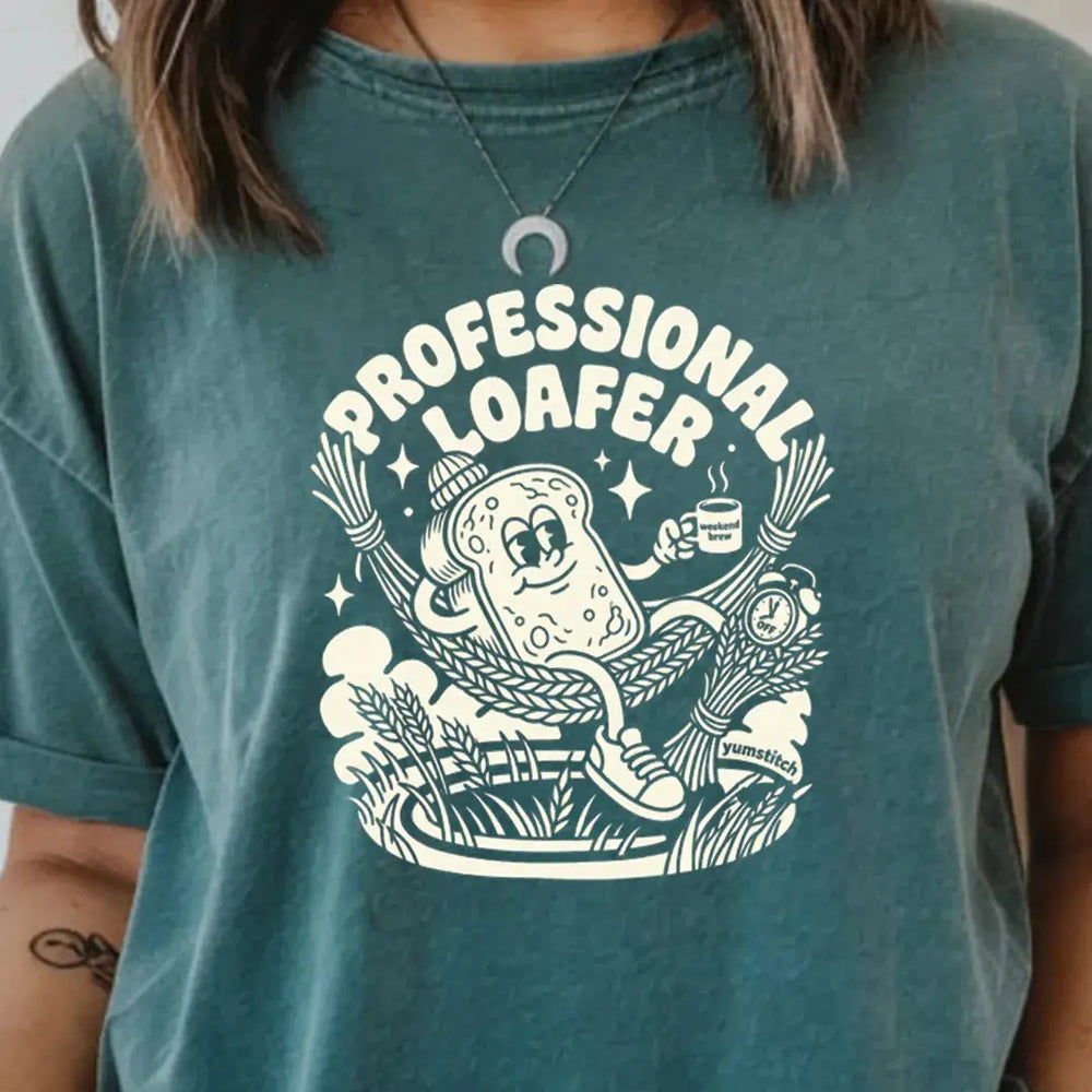 Professional Loafer. Rubber Hose Animation Shirts  Unisex Printify0s Retro Mascot T Shirt, 80s Tshirt Aesthetic, Vintage Style Graphic T Shirts for Guys by Yum Stitch