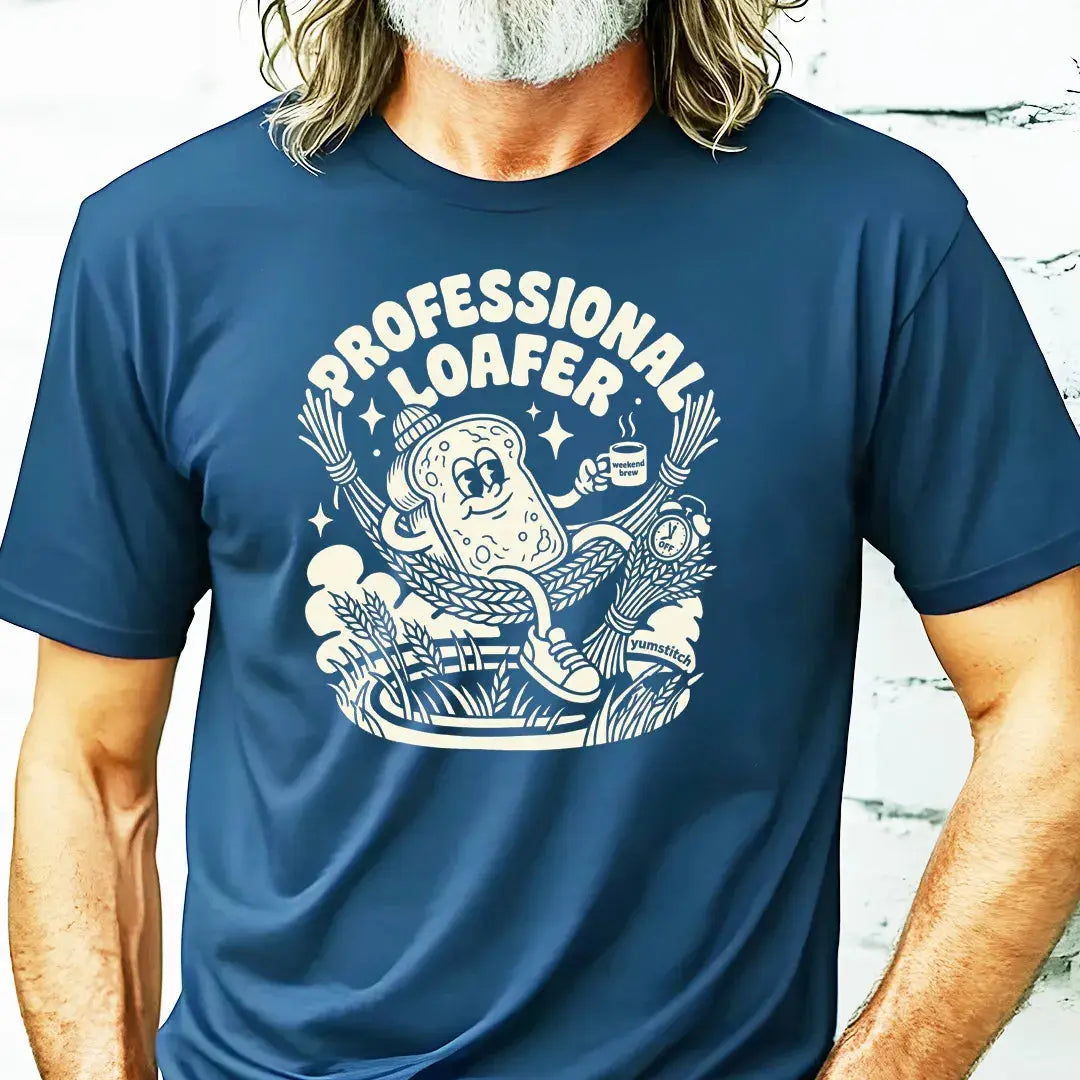 Professional Loafer. Rubber Hose Animation Shirts  Unisex Printify0s Retro Mascot T Shirt, 80s Tshirt Aesthetic, Vintage Style Graphic T Shirts for Guys by Yum Stitch