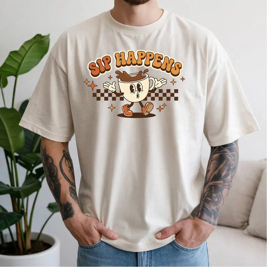Retro Vintage Graphic T Shirt, Funny T Shirts for Men and Women, Heavyweight Comfort Colors 1717 Premium Retro T Shirts by Yum Stitch