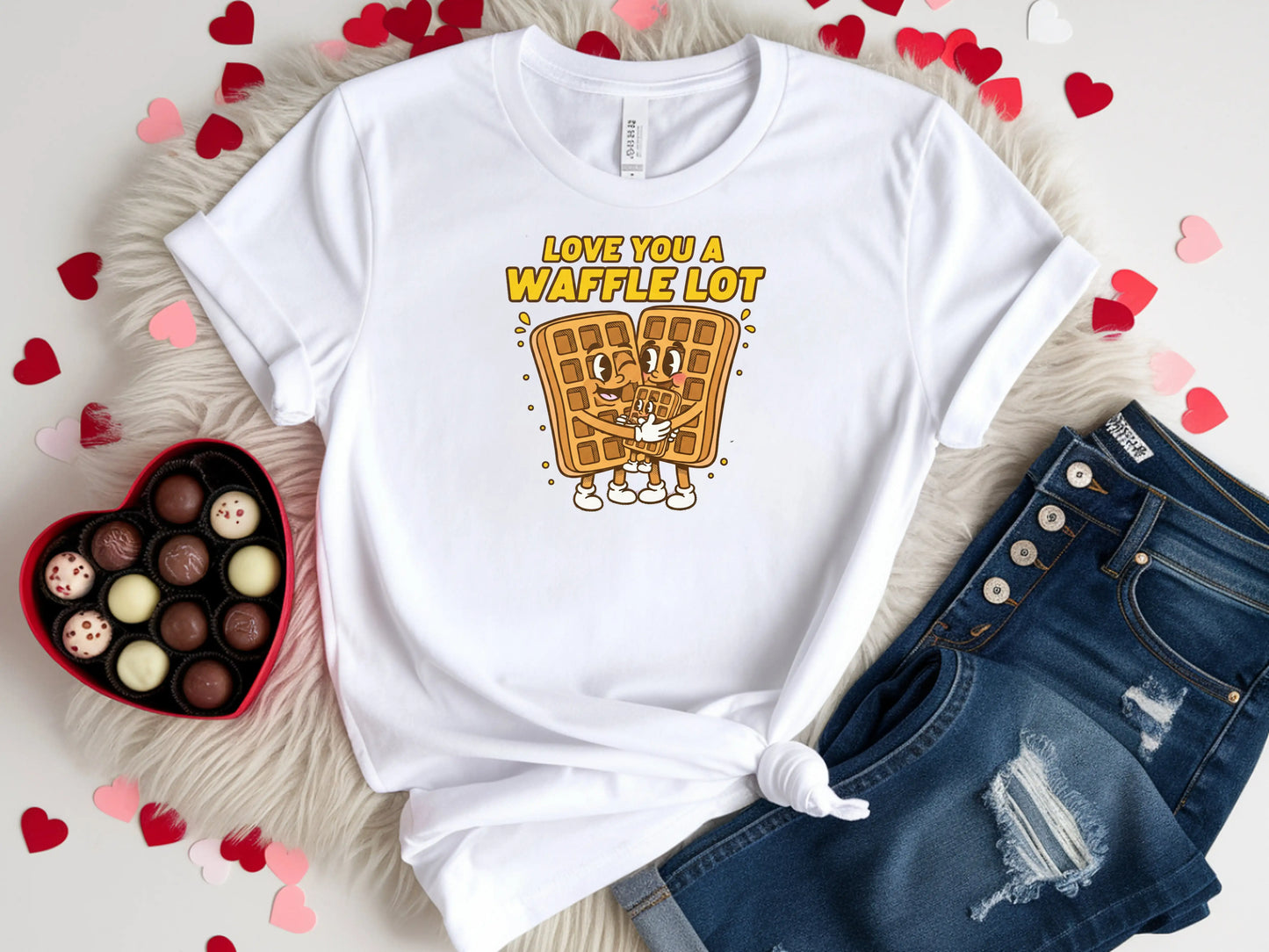 Love you a waffle lot Short Sleeve Tee